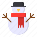 man, snow, snowman, winter