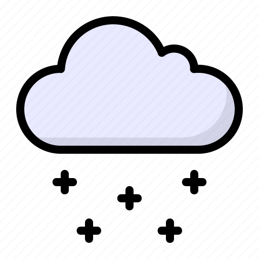 Cloud, snow, snowfall, weather, winter icon - Download on Iconfinder