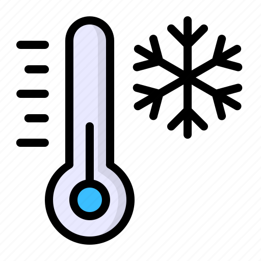 Cold, snow, snowflake, temperature, thermometer, weather, winter icon - Download on Iconfinder