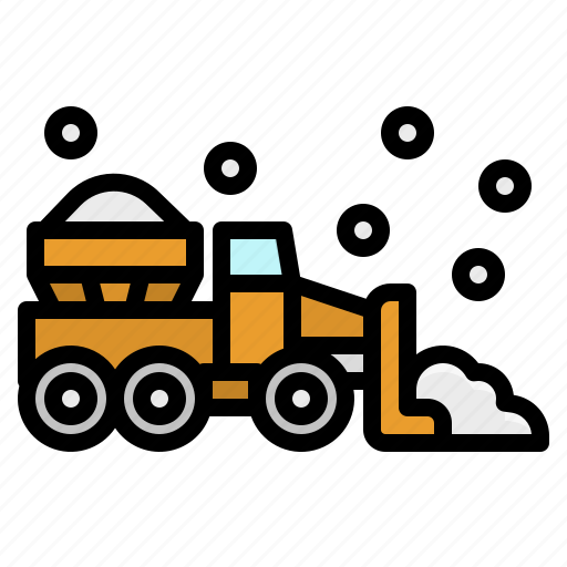 Automobile, car, snowing, snowplow, winter icon - Download on Iconfinder