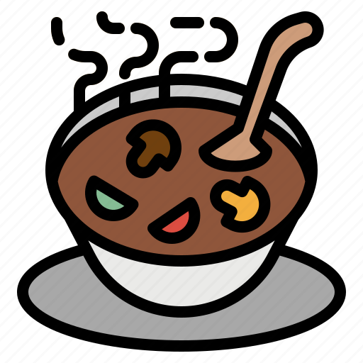 Bowl, food, hot, kitchenware, soup icon - Download on Iconfinder