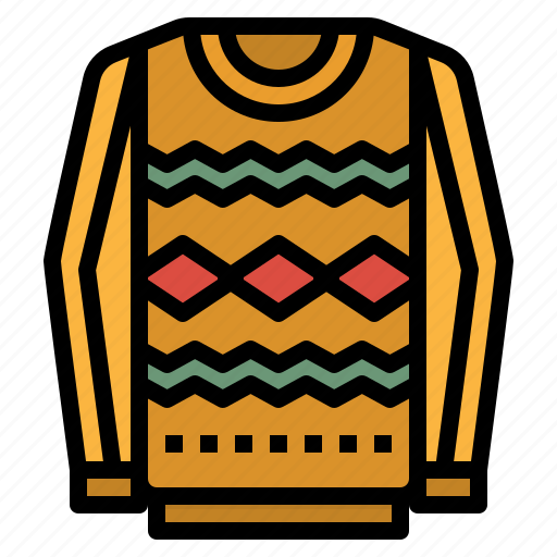 Clothing, fashion, shirt, sweater, winter icon - Download on Iconfinder