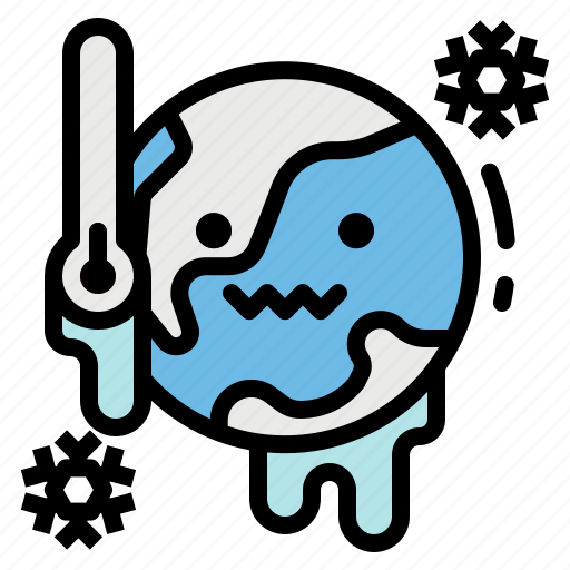 Cold, earth, globe, thermometer, winter icon - Download on Iconfinder
