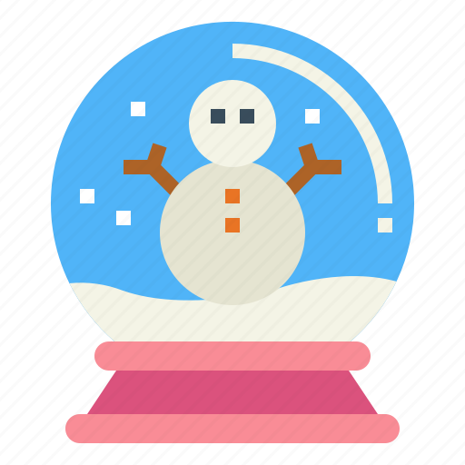 Ball, crystal, globe, ornament, snow icon - Download on Iconfinder