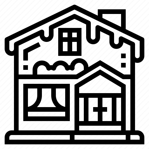 Buildings, home, house, snow icon - Download on Iconfinder