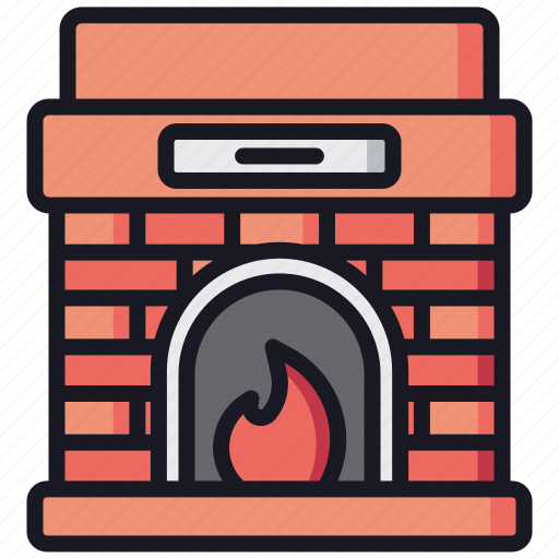 Christmas, fireplace, winter, xmas icon - Download on Iconfinder