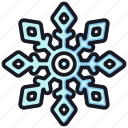 crystal, ice, snowflake, winter