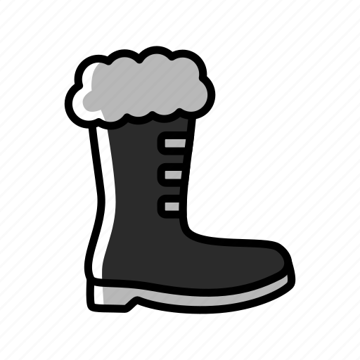 Footwear, winter, boot, shoe, fashion, cold, snow icon - Download on Iconfinder