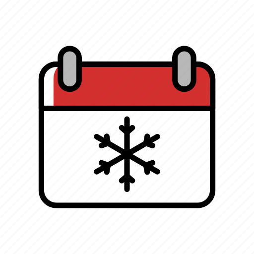 Schedule, calendar, date, month, season, winter, snow icon - Download on Iconfinder