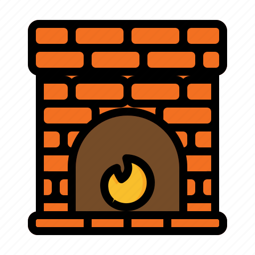 Fireplace, furnace, heater, stove, heating, pellet icon - Download on Iconfinder