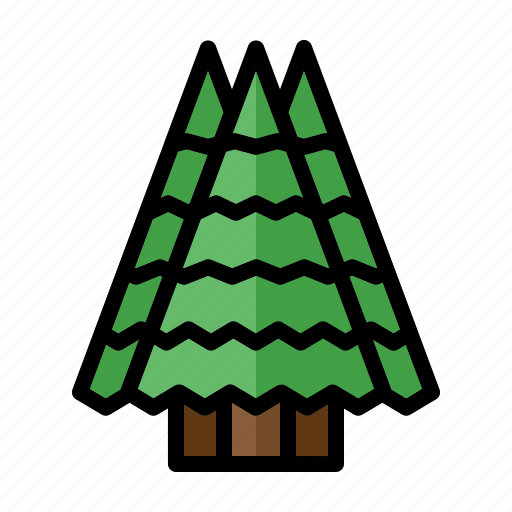 Pine, tree, winter, nature icon - Download on Iconfinder