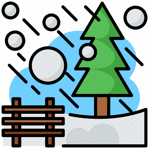 Winter, snow, tree, forest, park icon - Download on Iconfinder