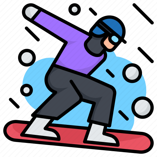 Winter, snowboarder, sports, cold icon - Download on Iconfinder