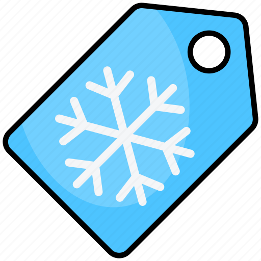 Winter, snow, tag, sale icon - Download on Iconfinder