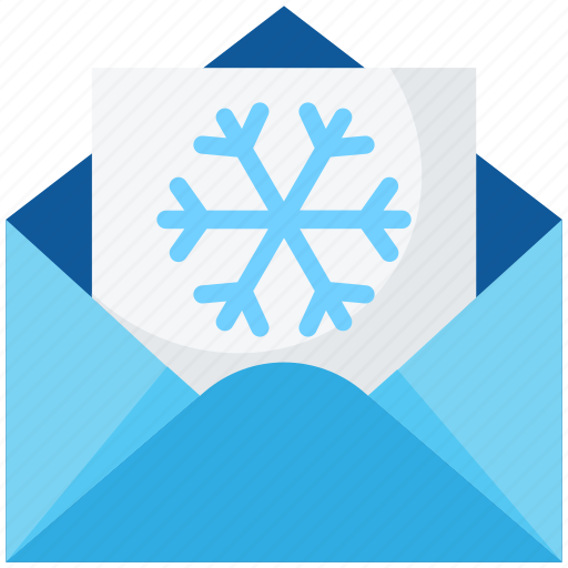 Winter, card, letter, envelope, snow icon - Download on Iconfinder