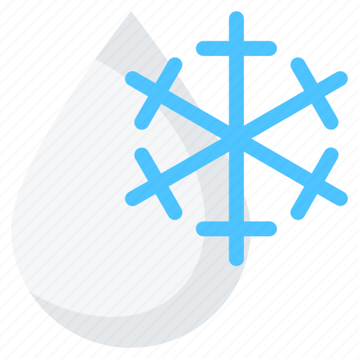 Winter, water, snow, cold, drop icon - Download on Iconfinder