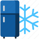 winter, fridge, refrigerator, ice, cold