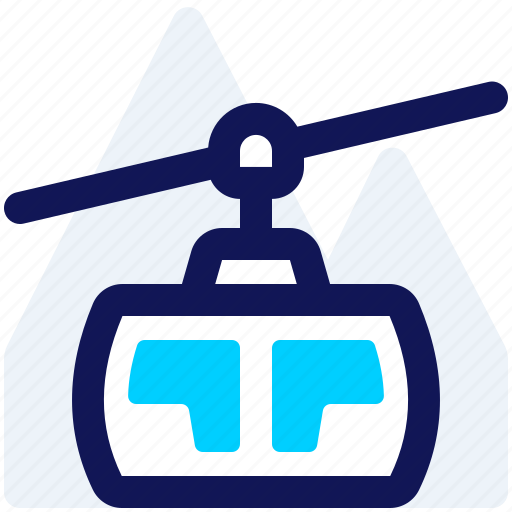 Gondola, funicular, cableway, transport, elevator, winter icon - Download on Iconfinder