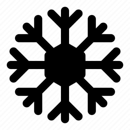 Glyph, snowflake, snow, flake, cold, winter, snowflakes icon - Download on Iconfinder
