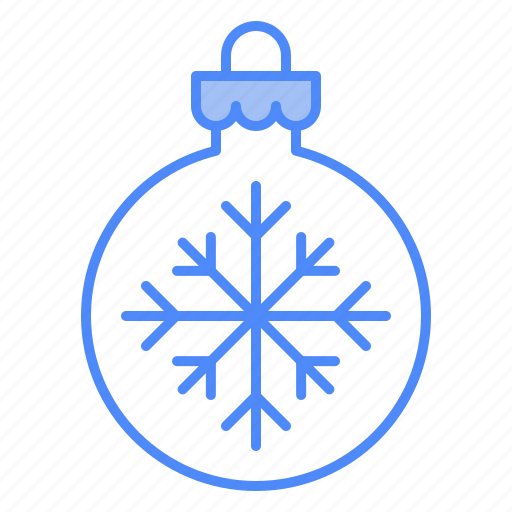 Bauble, decoration, ornament, snow, flake icon - Download on Iconfinder