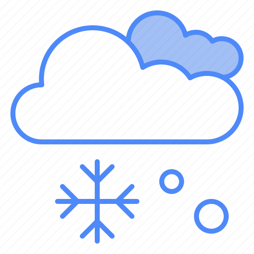 Weather, cloud, snow, fall, winter, flake icon - Download on Iconfinder