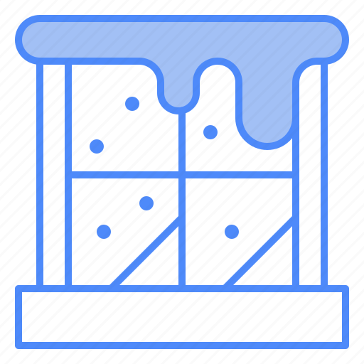 Window, snow, weather, cold, winter icon - Download on Iconfinder