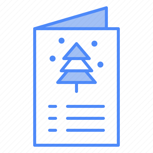 Invitation, greeting, card, christmas, tree icon - Download on Iconfinder