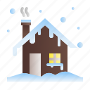 house, snow house, winter house, building