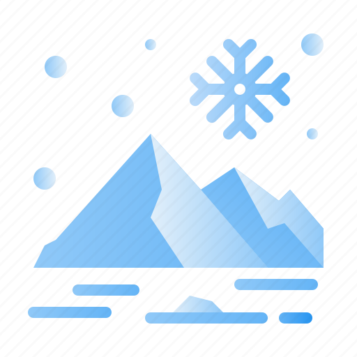 Mountain, iceberg, sea, landscape icon - Download on Iconfinder