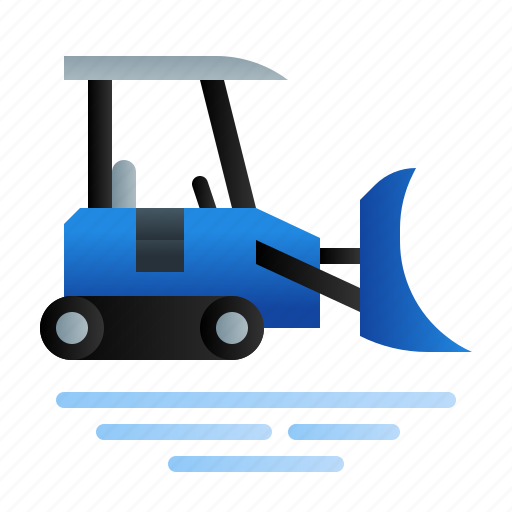 Snow plow, snowplough, snowblade, truck icon - Download on Iconfinder