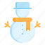 snowman, winter, snow, decoration, character 