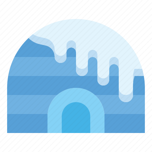 Iglo, snowy, winter, shelter, house icon - Download on Iconfinder