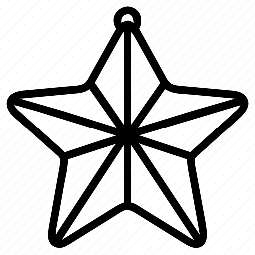 Christmas, star, bethlehem, ornament, festive, shiny, xmas icon - Download on Iconfinder
