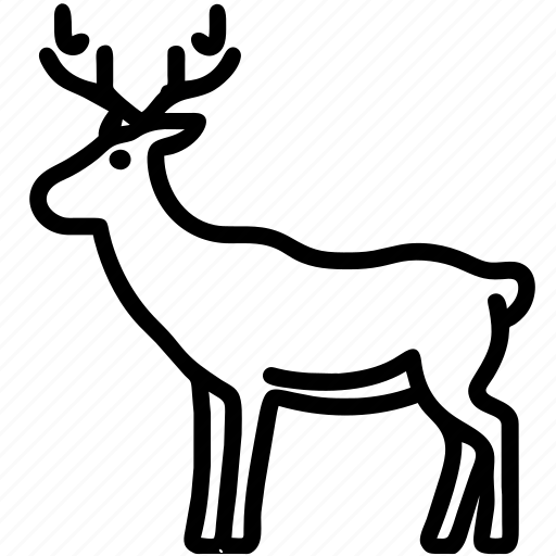 Reindeer, animal, winter, christmas, antler, deer, mammal icon - Download on Iconfinder