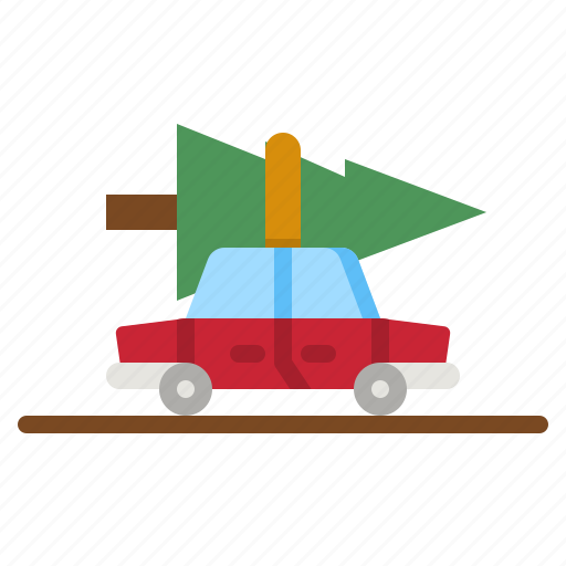 Christmas, tree, xmas, pine, car icon - Download on Iconfinder