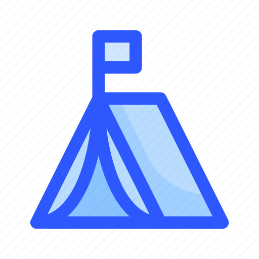 Tent, camping, holiday, vacation, outdoor icon - Download on Iconfinder