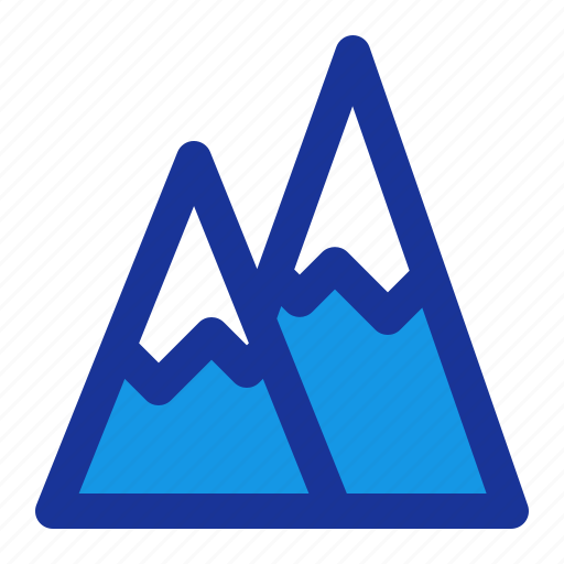 Mountain, snow, winter, nature, landscape icon - Download on Iconfinder