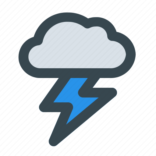 Cloud, cold, season, storm, thunder, weather, winter icon - Download on Iconfinder