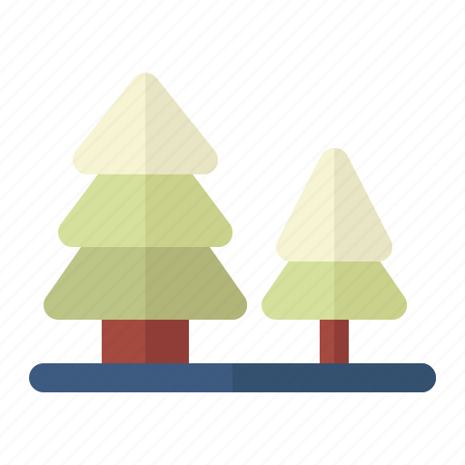 Pine, tree, snow, winter, season, cold, holiday icon - Download on Iconfinder