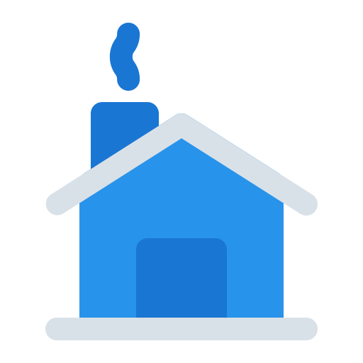 Building, home, house, menu, property, snow, winter icon - Free download