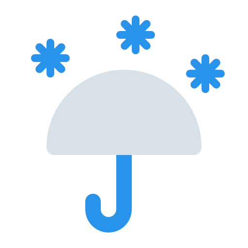 Cold, protection, season, snow, snowfall, umbrella, winter icon - Free download