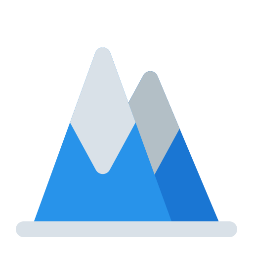 Cold, ice, mountain, mountains, season, snow, winter icon - Free download