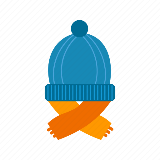 Cap, hat, scarf, warm, winter, wool, woolen icon - Download on Iconfinder