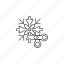 decoration, paper, cut, snowflake 