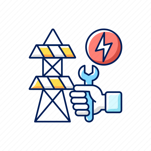 Repairing, power lines, cable, engineering icon - Download on Iconfinder
