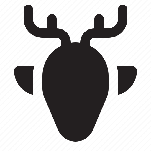 Deer, animal, winter, nature, reindeer icon - Download on Iconfinder