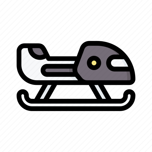 Bobsled, bobsleigh, olympics, snow, sports icon - Download on Iconfinder