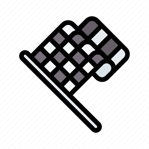 Checkered, competition, finish, flag, race icon - Download on Iconfinder