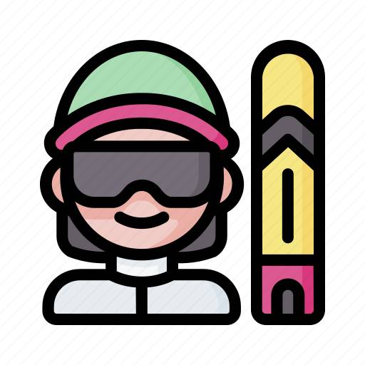 Ski, people, skier, sport, winter icon - Download on Iconfinder