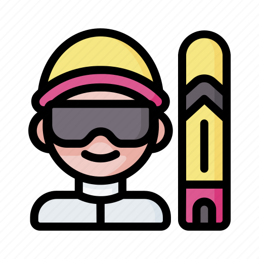 Ski, people, skier, sport, winter icon - Download on Iconfinder